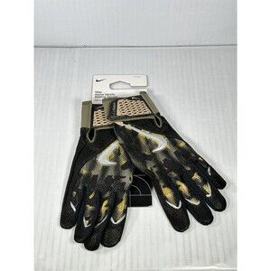 Size M Nike Alpha Varsity Adult Baseball Batting Gloves Pair Black/Camo NEW